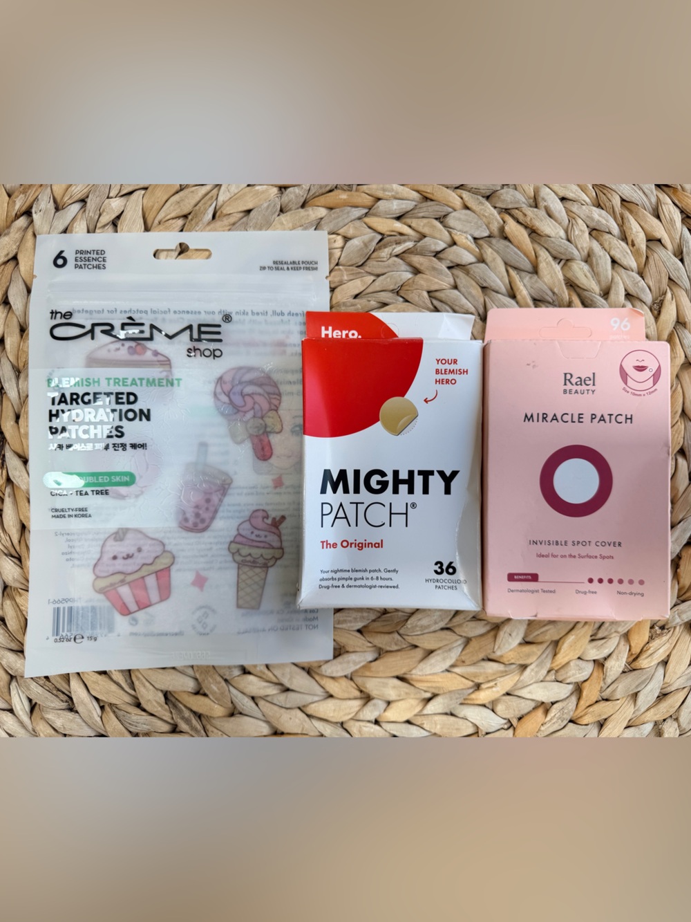 NEW! Acne Patch Bundle | Rael + Hero Mighty Patch + The Crème Shop | 138 Patches